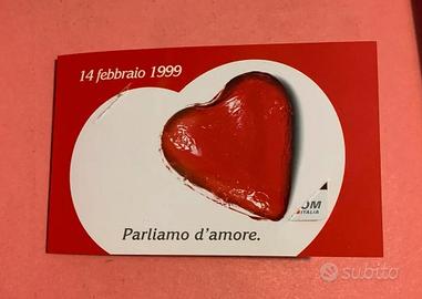 Schede Telefoniche (2) con Folder - San Valentino