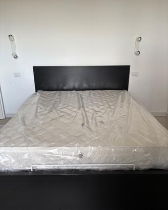 Letto  matrimoniale contenitore ikea