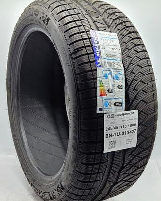 4 Pneumatici 245/45 R18 Michelin Pilot Alpi Pa4* M