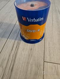 Dvd-r verbatim pacco da 100