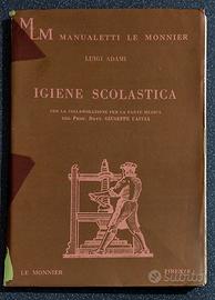 Libro Igiene Scolastica Manualetti Le Monnier 1967
