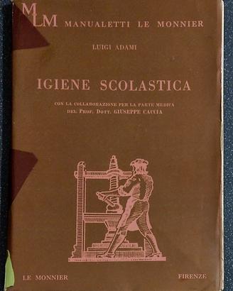 Libro Igiene Scolastica Manualetti Le Monnier 1967
