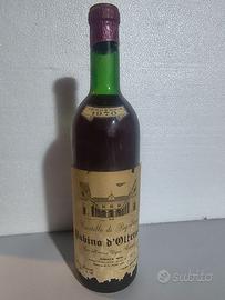 VINO ANTICO RUBINO D'OLTREPO' annata 1970