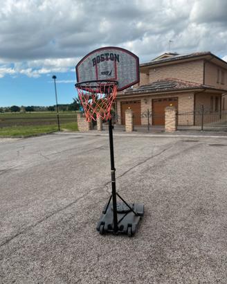 Canestro da basket regolabile Boston