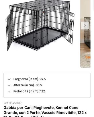 Gabbia pee cani