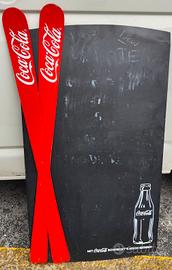 Rara Coca Cola sci insegna vintage design