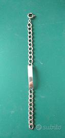Bracciale argento uomo