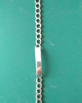 Bracciale argento uomo