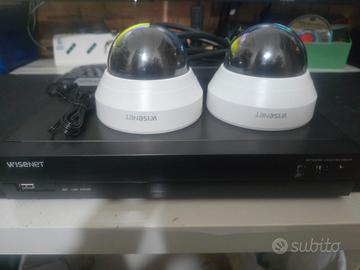 NVR WISENET QRN-430S piu telecamere