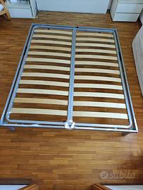 Rete alzabile per letto contenitore e materasso