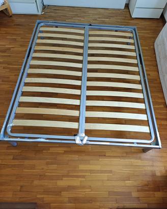 Rete alzabile per letto contenitore e materasso