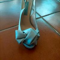 sandali color argento tessuto eleganti tg 38