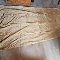 Sovratenda raso di seta oro antico