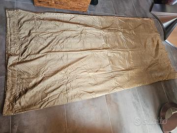 Sovratenda raso di seta oro antico