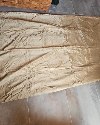 Sovratenda raso di seta oro antico