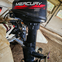 Motore Mercury 15cv fuoribordo con documenti