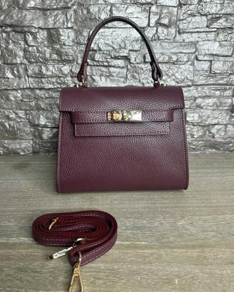 Borsa in vera pelle made in Italy