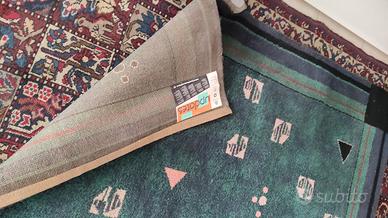 tappeto quadrato di pura lana 