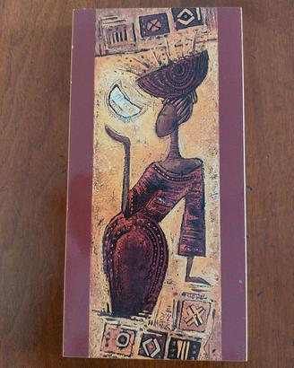 tavoletta decorativa stile africano