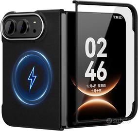 Cover Magnetica per iPhone Duo con Vetro Temperato