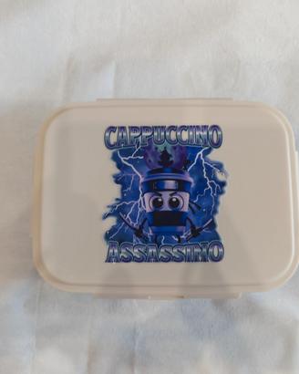 Porta merenda bambini personaggi Italian Brainrot 