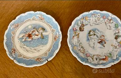 Piatti Porcellana Collezione Natale The Snowman