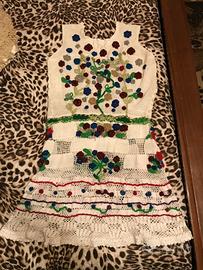 Abito/vestito fatto ad uncinetto a mano