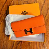 Portafoglio Hermès Arancione