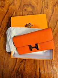 Portafoglio Hermès Arancione