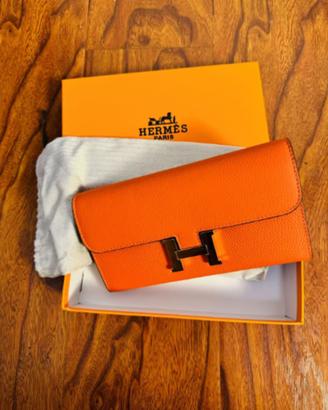 Portafoglio Hermès Arancione