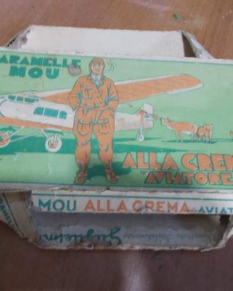 Scatola cartonata caramelle mou anni 40