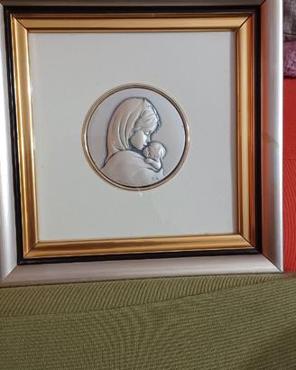 Quadro per cameretta bambini immagine in argento