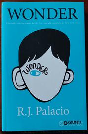 libro "WONDER" di R.J. Palacio