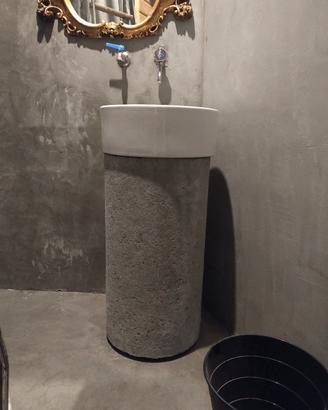 lavabo lavandino da terra a colonna