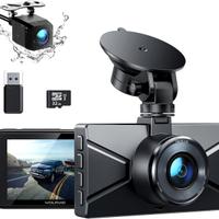 Dash Cam Auto 1440P+1080P FHD