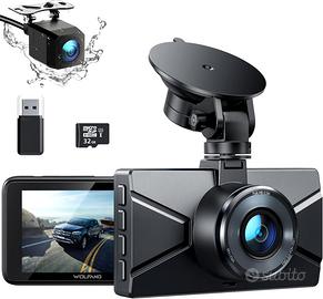 Dash Cam Auto 1440P+1080P FHD