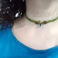 choker in macramé 