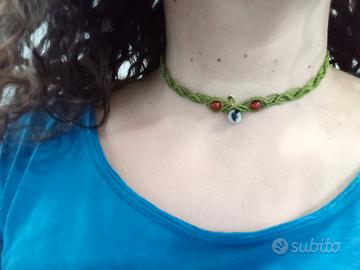 choker in macramé 