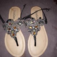 infradito con strass