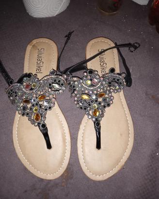 infradito con strass