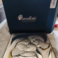Quadretto Sacra Famiglia in argento Camilletti