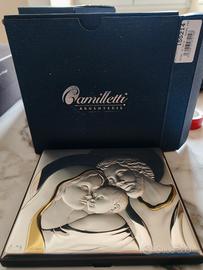 Quadretto Sacra Famiglia in argento Camilletti