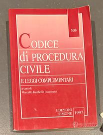 CODICE di PROCEDURA CIVILE E LEGGI COMPLEMENTARI