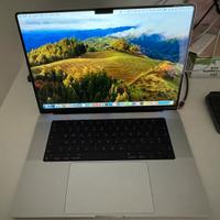 Macbook pro 16 m1 pro 2021 16gb ram e 1tb ssd.