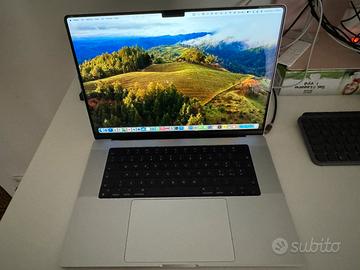 Macbook pro 16 m1 pro 2021 16gb ram e 1tb ssd.