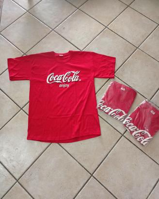 Magliette coca cola enjoy in blocco 
