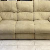 Divano Barbados 3 posti 2 recliner manuali