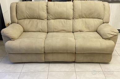 Divano Barbados 3 posti 2 recliner manuali