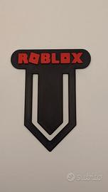 Segnalibro con scritta Roblox