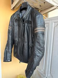 Giacca moto in pelle Stud taglia 48
